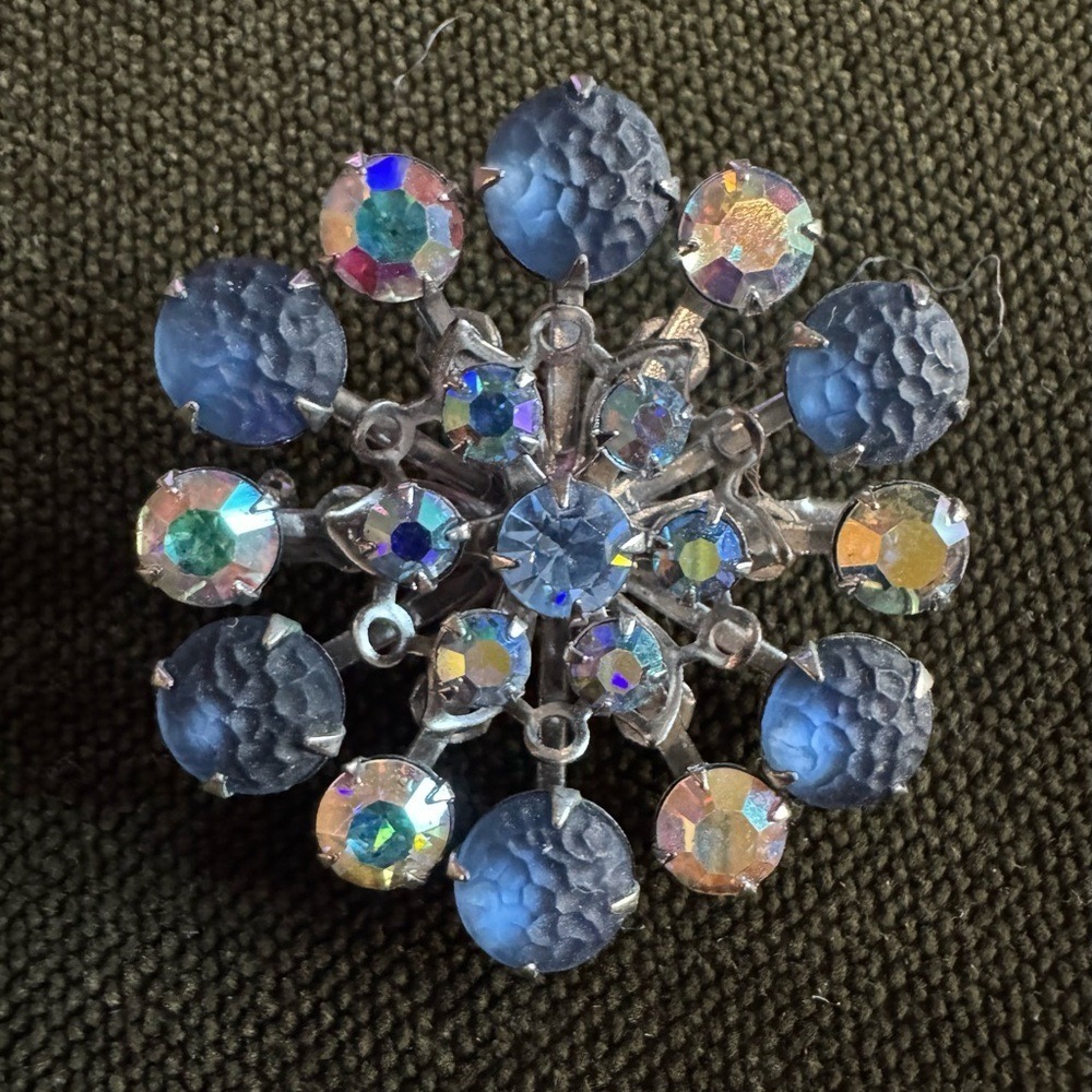 Vintage Estate Sale Jewelry Brooch‎ Lot 17pc Antique Rhinestone Floral Owl Pins - Picture 2 of 16